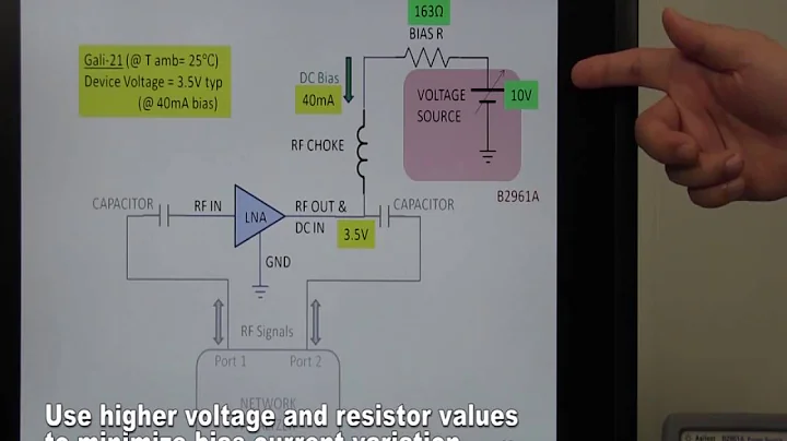 How to evaluate Low Noise Amplifier -1 : voltage bias method - B2960 - BEMT#5