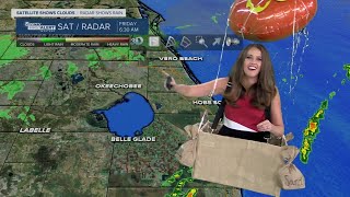 Famous Kahtia Hall is up, up and away with your weekend forecast Wealth