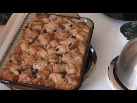 Bread Pudding With Vanilla Sauce