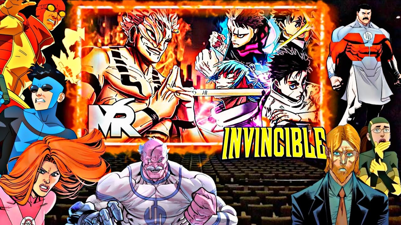 Invincible viendo universos capitulo 5 (Sukuna vs hechizeros megar todos contra uno)