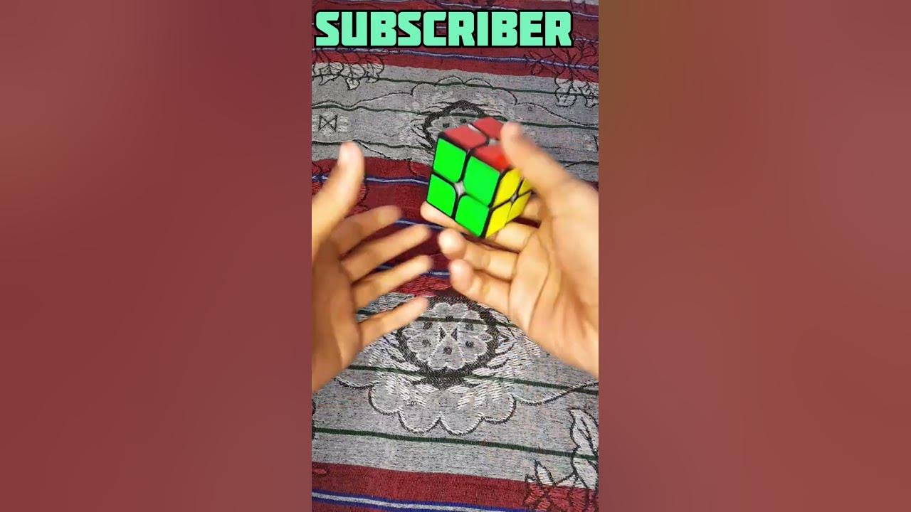 New tick solve 2x2 rubiks cube shortsviral shorts youtube