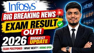 🔥Infosys 2026 MASS Hiring | Infosys Exam Result Declared | Infosys Round-2 Exam |Exam Deferred? Next