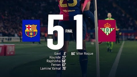 ملخص مباراة برشلونة X ريال بيتيس 5-1 كأس ملك اسبانيا 🔥🔥| barcelona vs real betis 5-1 copa del ray