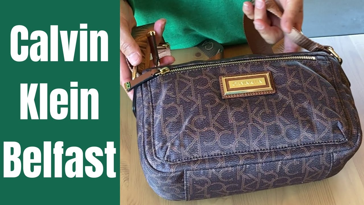 What's in my Calvin Klein Belfast Nylon Crossbody Bag 