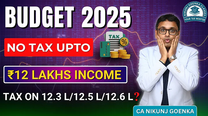 Budget 2025 | No Tax upto ₹ 12 Lakhs Income | Relief on Income above ₹ 12 Lakhs | CA Nikunj Goenka