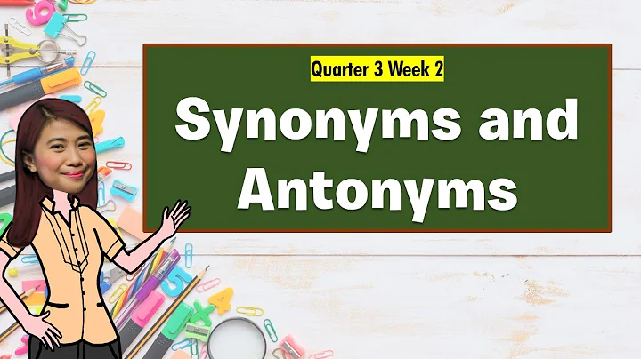 GRADE 2 | Quarter 3 Week 2 Synonyms and Antonyms | MELC BASED English | Teacher Roan #VideoLesson