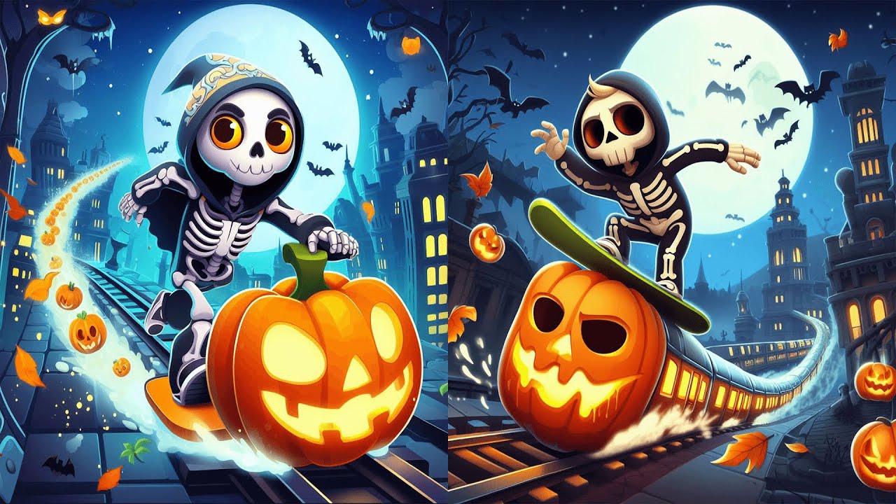 SUBWAY SURF HALLOWEEN - Play Subway Surf Halloween Game on Kiz10