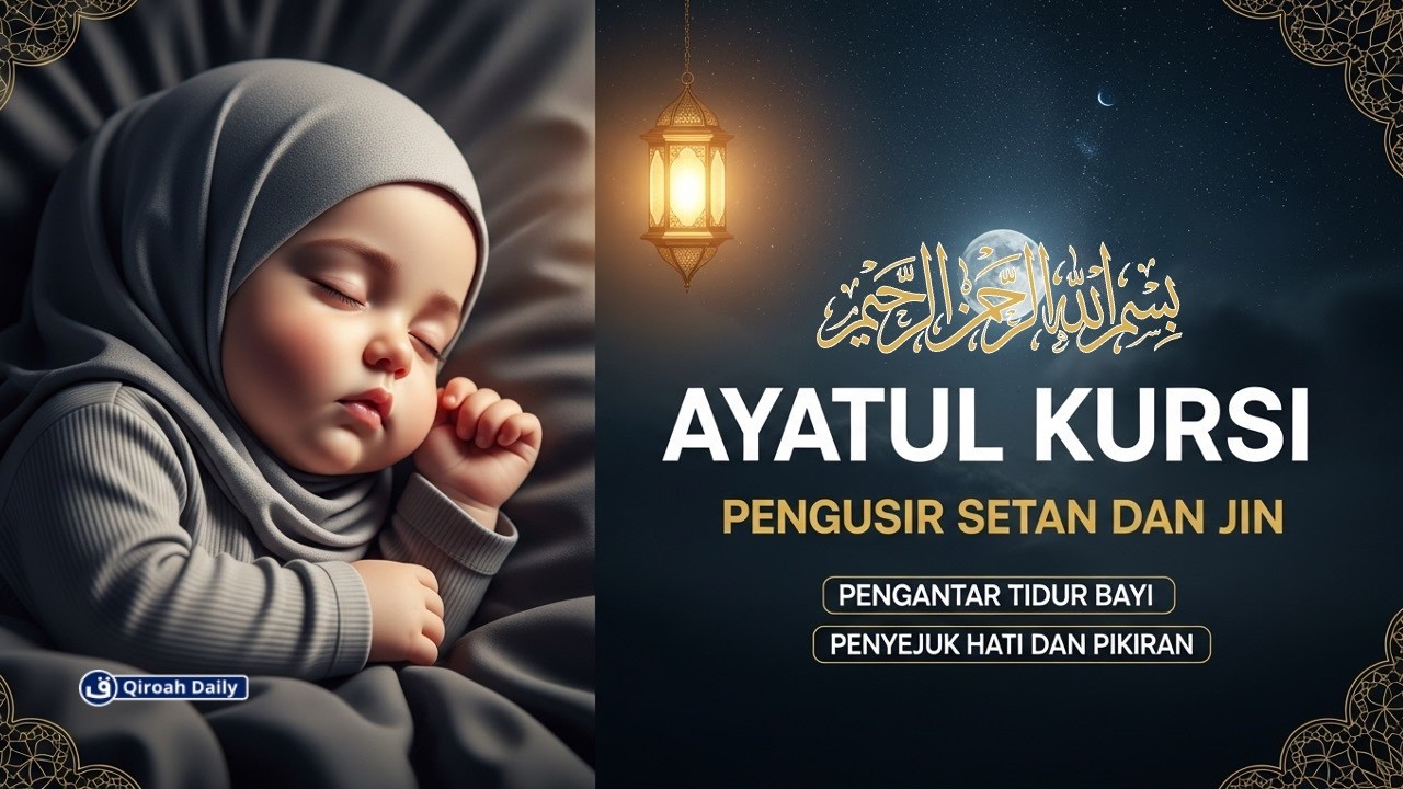 MUROTTAL PENGANTAR TIDUR | AYAT KURSI آية الكرسي UNTUK PENGANTAR TIDUR PENGUSIR JIN DAN SETAN