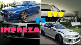 Subaru Impreza RA vs GC8 STI vs Lancer Evo 5 Drag Race 34 Mitsubishi Lancer Rs Evo 5 Vs Subaru Impreza Sti Ra Version 5