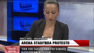 ARENA STADI'NDA PROTESTO