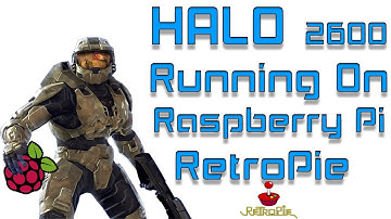 HALO Running On Raspberry Pi Using RetroPie HALO 2600 On Atari