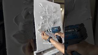 Insanely Satisfying 3D Wall Art Sculpting With Plaster Like Never Before
