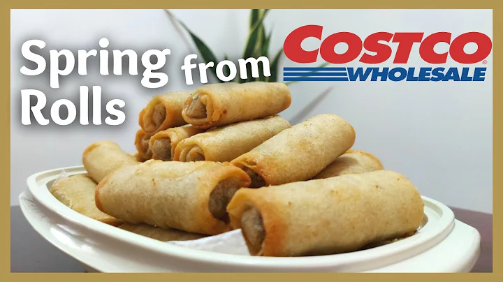 Trying CostCo's Vegetable Spring Rolls