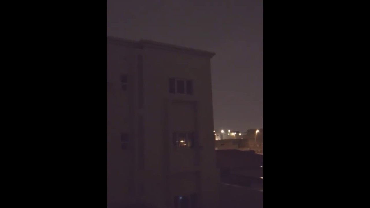 Tempestade em Doha Qatar