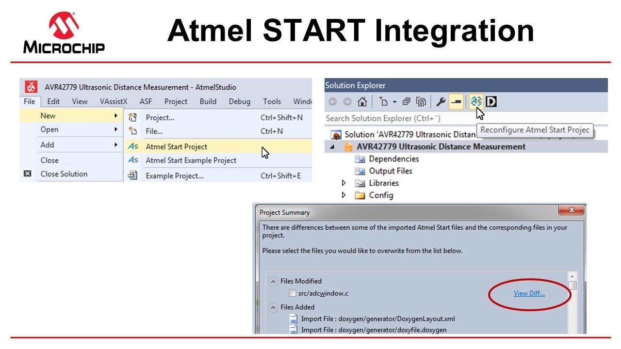 Getting Started with Atmel START Configuration Screens