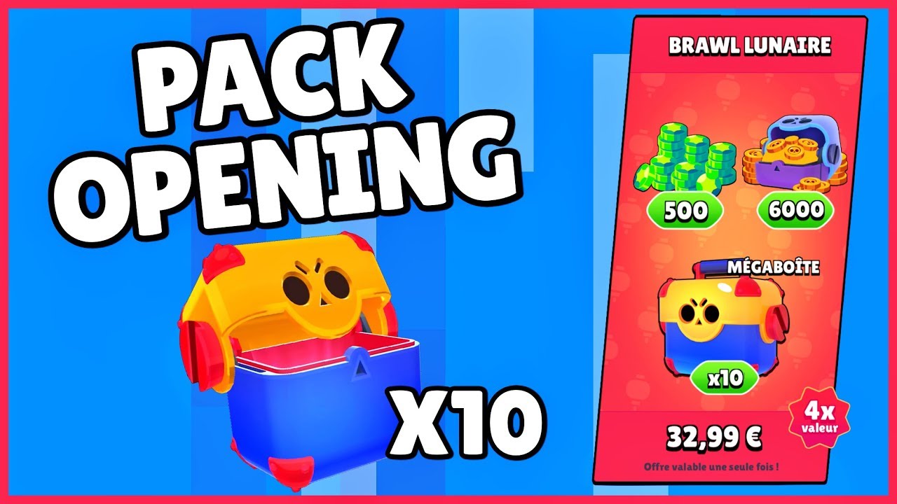 brawl stars pack opening the man