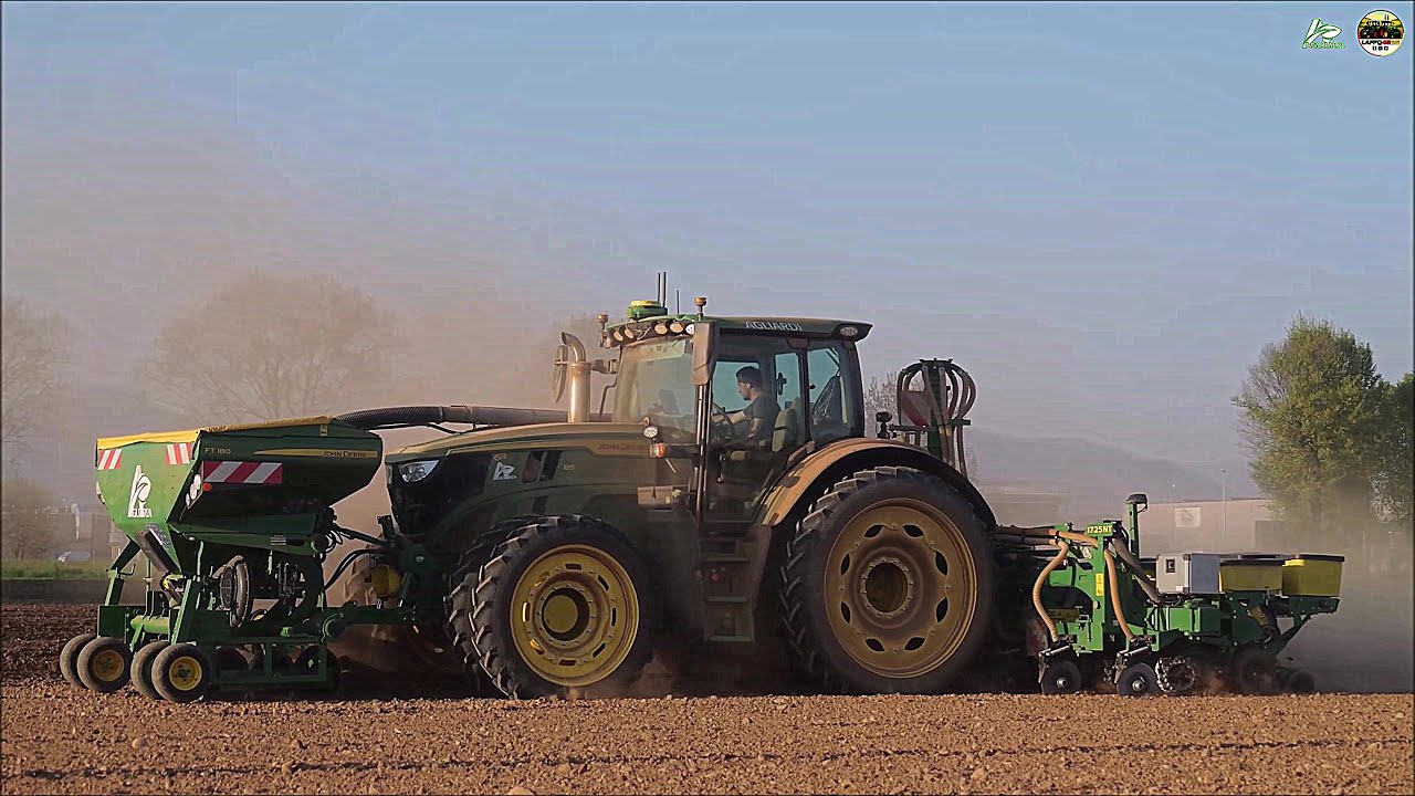 JD - New 6R 185 MY 24 + 1725NT 8 rows & FT 180 | AGLIARDI - Corn seeding 2025