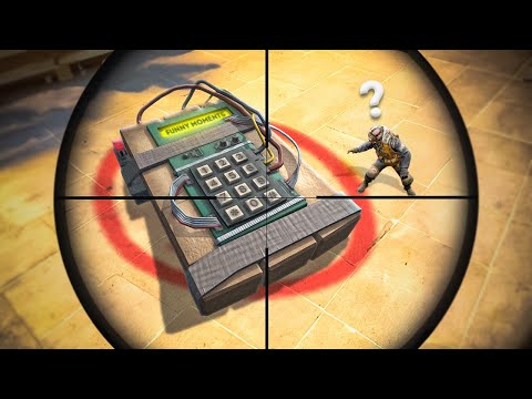 INVISIBLE ON BOMB SITES! - CS GO Funny Moments in Competitive