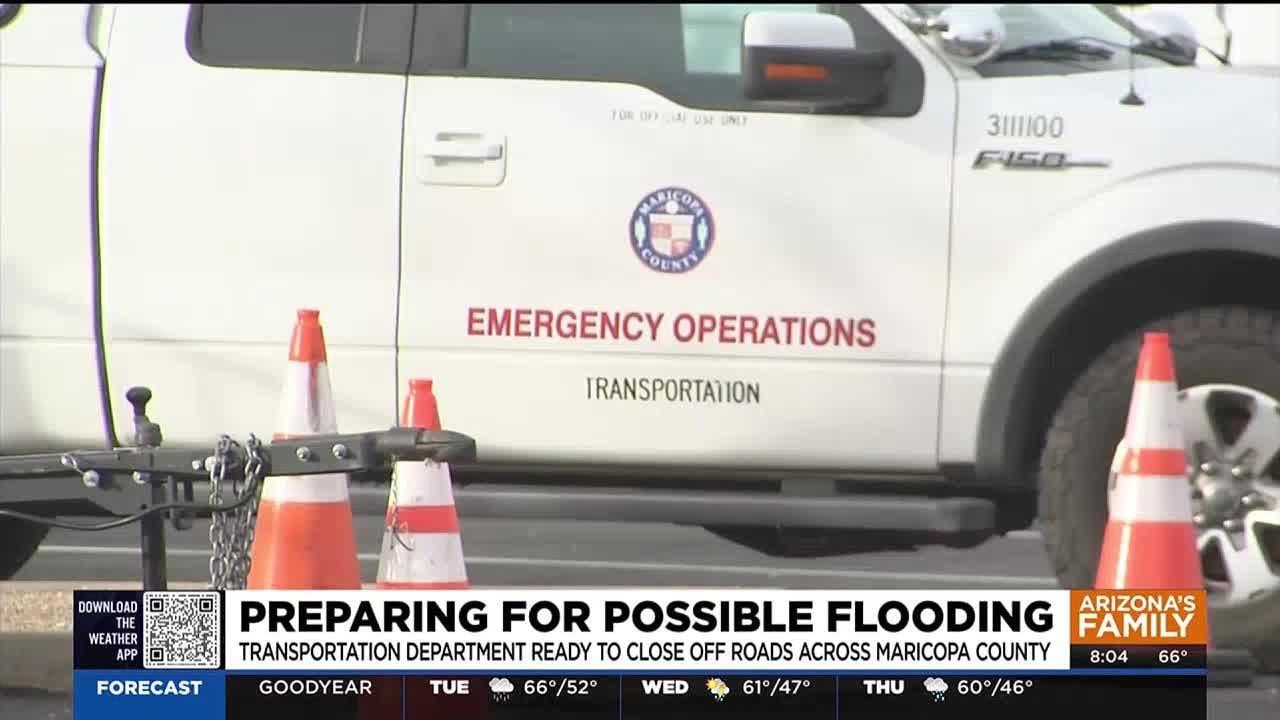 Maricopa County prepares for possible flooding ahead of storm - YouTube