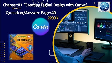 Class 4 Chapter 03"Creating Digital Design with Canva"Question/AnswersKeyboard series Fourth Edition