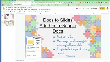 Docs to Slides Add on Magic