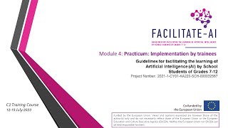 Facilitate AI Training Module 4: Practicum Activity & Presentations by Trainees