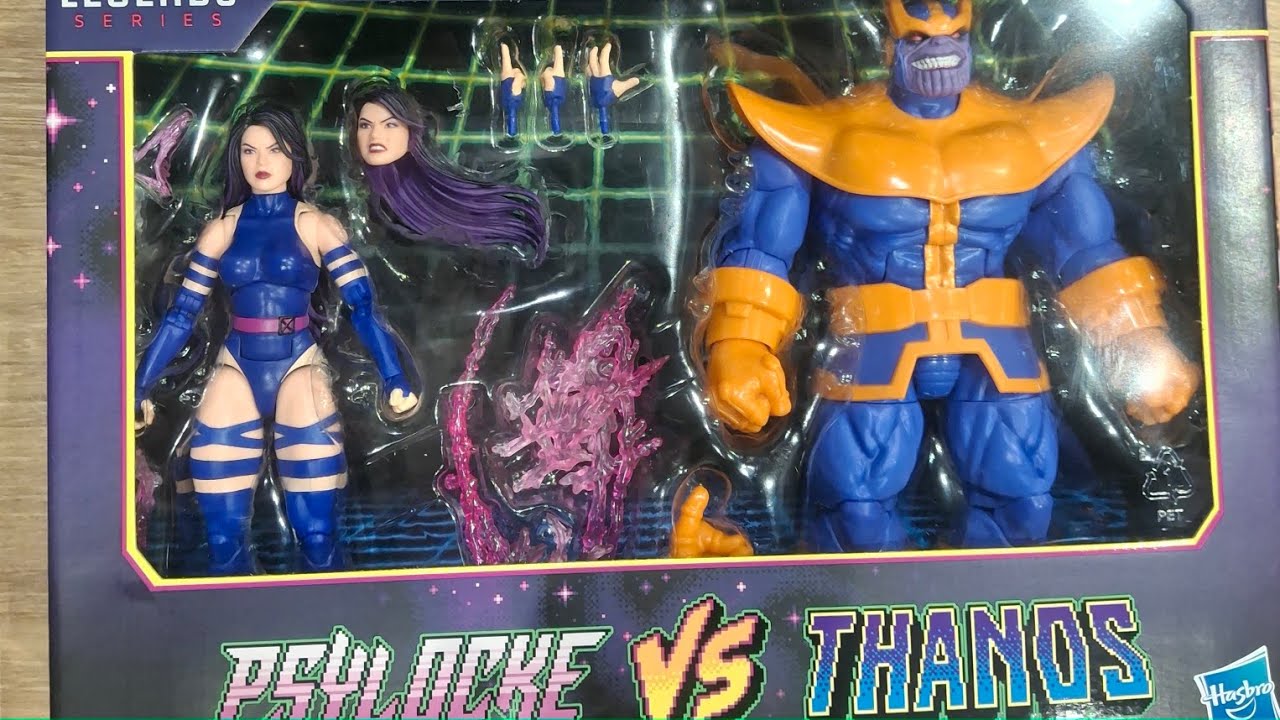 Cake vs Beef ! Marvel Legends Gamerverse Psylocke vs Thanos 2 Pack Review 