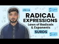 Radical Expression &amp; Laws of Indices Explained | Radicand, Surds Full Concept | Class 9 Chapter 1