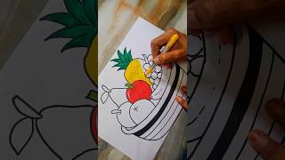 fruits colouring #coloringadventure #coloringbook #coloringpages