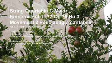 String Quartet in C Major Emperor Hob III 77 Op 76 No 3 Movement 2 Poco adagio cantabile