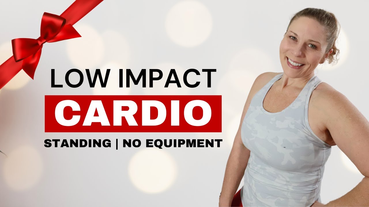 20 Min LOW IMPACT CARDIO at Home Workout | All STANDING (Knee Friendly ...