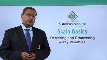 Scala - Declaring and Processing Array Variables