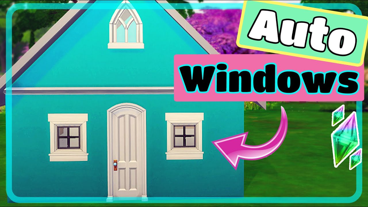 The Sims 4 How to Auto Place Windows by Room Tutorial - YouTube