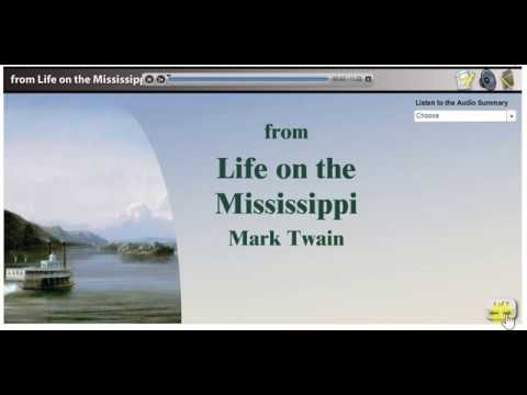 Audio excerpt Life on the Mississippi by Mark Twain