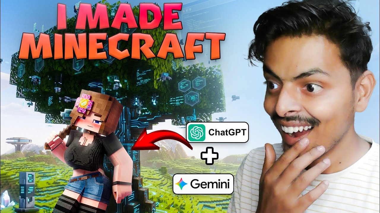 I make Minecraft With Gemini and ChatGpt 🤡 - YouTube