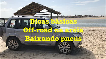 Qual carro anda na areia?