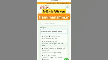How to increase tik tok followers #short#hanumansmm #low prise