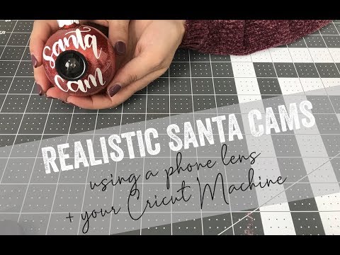 Download How To Make A Realistic Santa Cam Using A Cell Phone Lens And Cricut Machine Youtube PSD Mockup Templates
