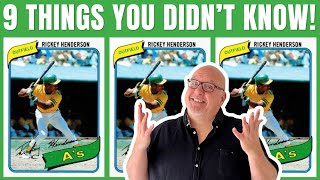 Full ⚾9 Amazing Facts About 1980 Topps Rickey Henderson Rookie Card⚾ Guide