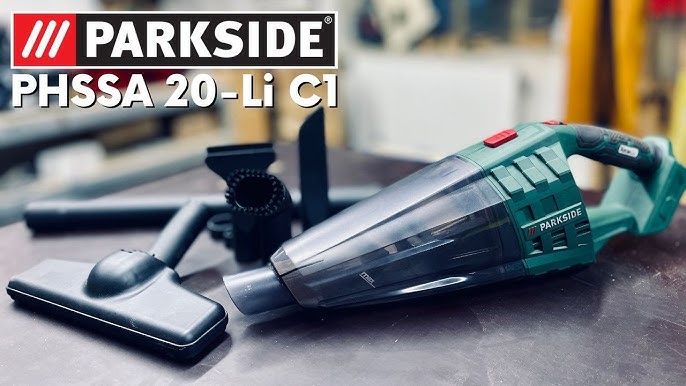 Parkside Cordless Handheld Vacuum Cleaner 20V PHSSA 20 Li C1 TESTING -  YouTube