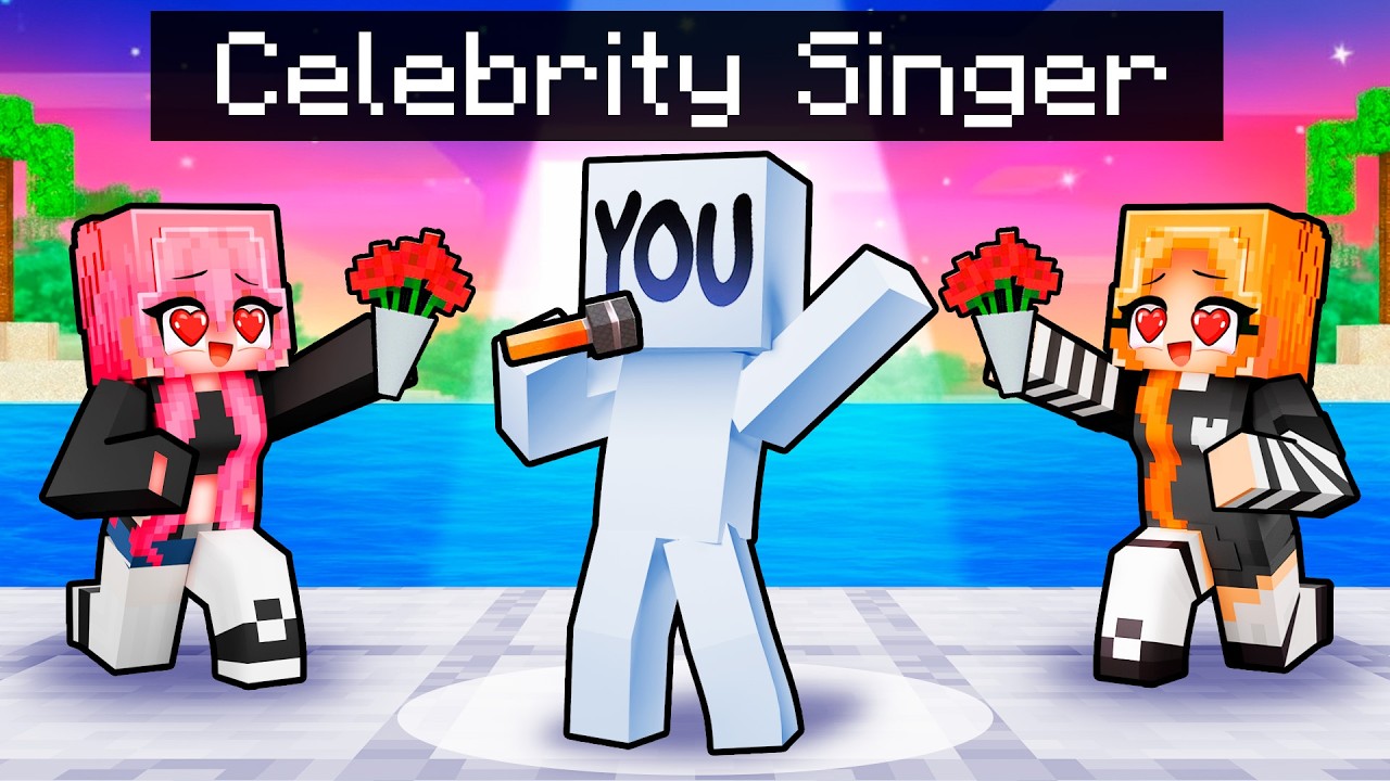 POV: YOU Become a Famous Singer in Minecraft! 🎤🌟 - YouTube