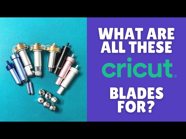 What are all the Cricut Blades for? Using them all in one Project  (Timestamps in Description) 