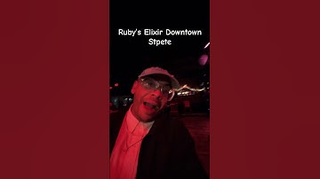 Ruby’s elixir downtown stpete live music every day! Amazing talent and great cigars! #vlog #travel