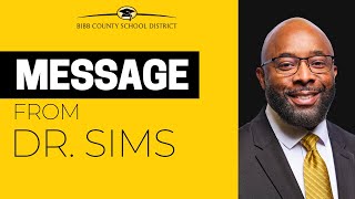 Dr. Sims Facebook Live about Budget & Summer Programs