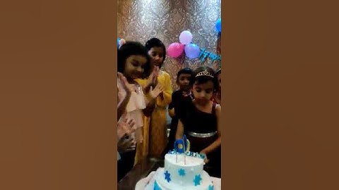 my princess birthday celebration #ytshorts #youtubeshorts 🎂🎉