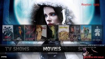 Royton Epic Build 6.5 quick look for Kodi 16.1