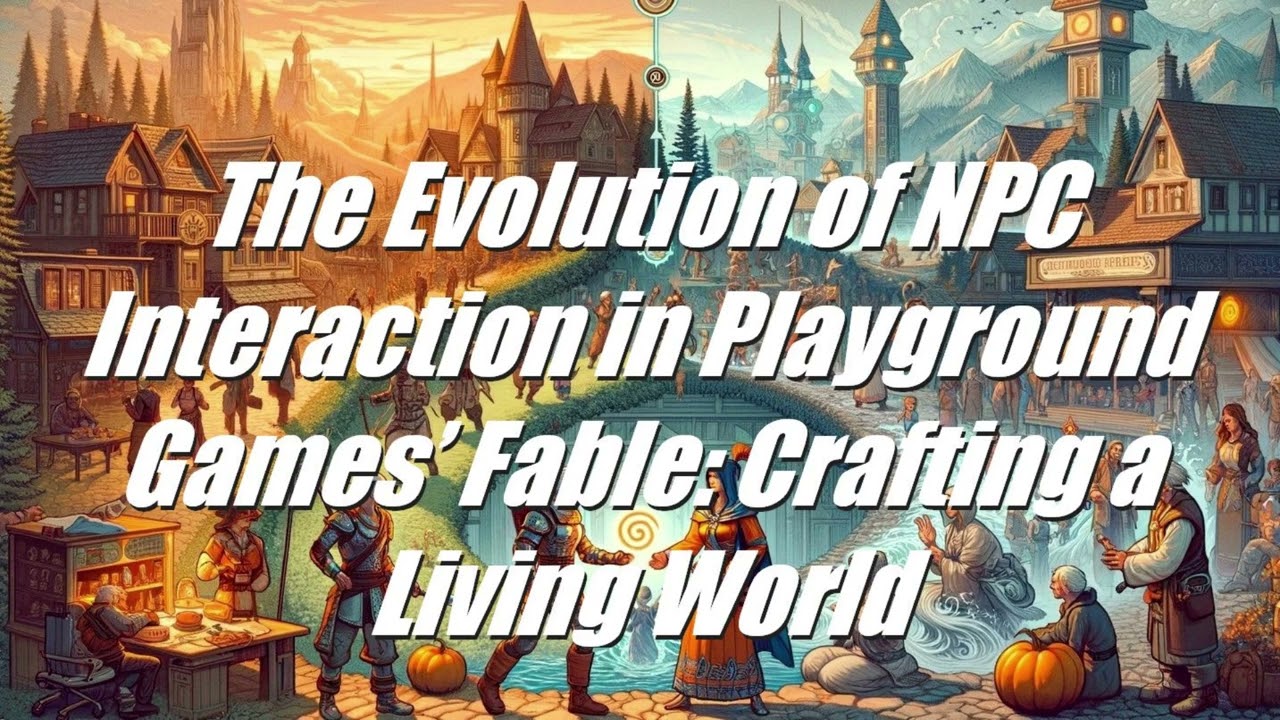 [TTS] The Evolution of NPC Interaction in Playground Games’ Fable: Crafting a Living World