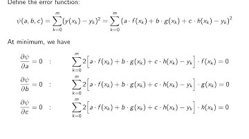 ch8 2. Linear Least Squares with three functions. Wen Shen