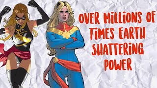 How Strong is Captain Marvel / Ms Marvel - Carol Danvers - Marvel Comics