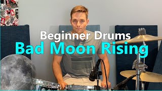 Bad Moon Rising Drum Tutorial - Creedence Clearwater Revival